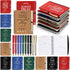 Spakon 20 Set Christian Gifts Bulk - Sticky Note Spiral Notebook and Prayer Journal for Women