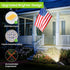 30LEDs 3 2-Pack) Bosceos Solar Lights Outdoor Waterproof, Solar Spot Pathway Lights with Modes, Garden Light Auto