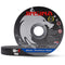 Cut Off Wheels 12 PCS, 4 1/2 Inch Fast Cutting Disc for Metal and Stainless Steel Angle Grinder (4-1/2 x .045 x 7/8inch)