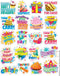 Eureka Birthday Stickers, Theme (655062)