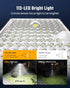 SUPERDANNY Solar Motion Sensor Outdoor Flood Lights, 113 Bright LEDs with 16ft Cable, IP65 Waterproof Security Light