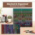 Yrangee Organizer,240-Slots Marker Marker Holder with Adjustable Divider, Desk Markers Storage Organizer for Pens