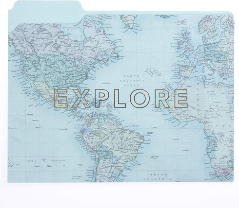 Graphique Travel File Folder Set - 9 Folders with 3 Unique Designs, Each Measures 11.75" x 9.5", Durable Cardstock