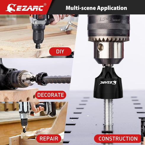 EZARC Deburring Chamfer Tool Set, 2PCS External Internal Rotary Deburring & Chamfer Tool for Newly Cut Pipes