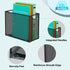 Letter-Size Hanging File Folder Organizer, Metal Mesh Storage Box, Big Desk File Holder, No Installation Required