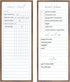 Sheffield Home Set of Two Family Planner Dry Erase Boards, 9 x 21 Inch, Chore Chart, Shopping List, Weekly Meal Planner