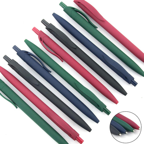 deegtran 200 Pack No Bleed Black Pens, Retractable Ballpoint Medium Point, Smooth Ink, 1.0MM Black Ink