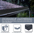 4 Pack Aluminum Gutter Valley Splash Guards, Rainwater Roofing Gutter Guard for Flat Roofs
