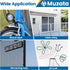 Upgraded Muzata Wire Cutters Heavy Duty Cable Cutters for Steel Wire Rope Up to 5/32" Stainless Steel Deck Railing