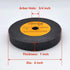Deburring Wheel, Nylon Fiber Polishing Wheels, Abrasive Silicon Carbide Bench Buffing Grinder Wheel, Dia 6" x 1" Thickness x 3/4" Arbor, 180 Grit, 7P
