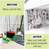 ULIBERMAGNET Magnetic Mop Broom Holder - Heavy Duty Movable Rack - Anti-slip Wall Mounted Utility Storage