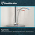 SharkBite Max 3/4 Inch x 3/4 Inch FIP x 24 Inch Stainless Steel Braided Flexible Water Heater Connector, Push to Connect