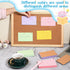 SHENLIU 1000PCS 3x5 Inches Colored Index Cards, Flash Cards with Ring, Lined on Both Side Notecards Ruled Study Card