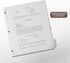 Baker's Recipe Organizer Kit: Long Index Tabs for Three-Ring Binder with Cover