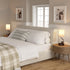 Set 2 3 Bedside Table Lamps for Bedroom of - Beige Nightstand Lamp with AC Outlet Charging Port and USB A C, Color