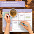 Weekly To Do List Notepad with 52 Undated Tear Off Sheets, Weekly Desk Planner Pad for Women & Man, Work, School
