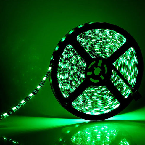 16.4FT 5M 5050 300LEDs SUPERNIGHT LED Strip Lights, SMD Waterproof RGB Color Changing Flexible LED Light Strip