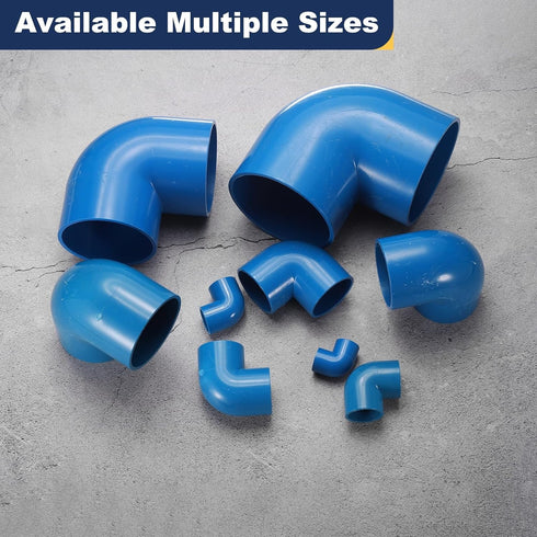 4pcs 1.5" 90 Elbow 2-Way 90 Elbow uxcell Degree Pipe Fittings, Furniture Construction Grade Degree PVC Corner Adapter