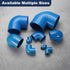4pcs 1.5" 90 Elbow 2-Way 90 Elbow uxcell Degree Pipe Fittings, Furniture Construction Grade Degree PVC Corner Adapter
