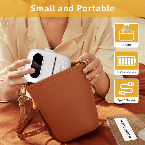 Barcode Label Printer P50, Portable Bluetooth Thermal Mini Label Maker for Office & Home, Easy to Use for Small Business