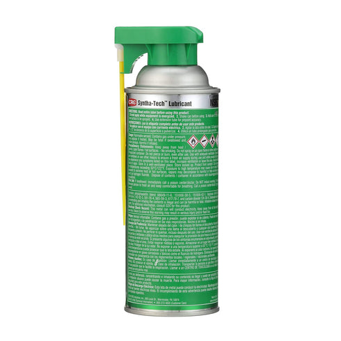 03054 11 Oz., CRC Syntha-Tech Lubricant with PTFE Synthetic Multi-Purpose Aerosol Lube for Processing Equipment