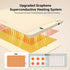6 Settings, Food Warming Mat, Silicone Electric Warming Tray - Day Gifts, Heat Portable, Upgraded Graphene Full Surface