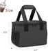 6 Trunab Reusable Cups Drink Carrier for Delivery Insulated Drink Caddy with Handle and Shoulder Strap, Adjustable