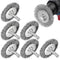 6 Pieces 3 Inch Wire Brushes for Drill, Abrasive Wire Brush Kit