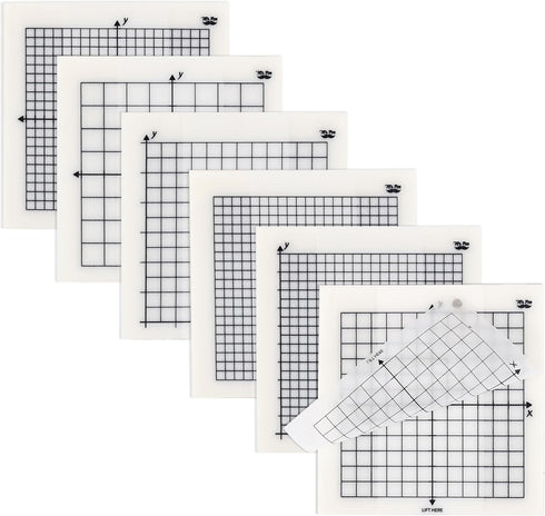 Mr. Pen Transparent Graph Paper Sticky Notes, 300 Sheets, 3x3 Inch, Math Graphing Sticky Notes