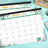 Desk Calendar 2025-2026, 18 Months from July 2025 to December 2026, 17" x 12", Large Ruled Blocks