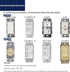 FLSNT 7W LED Edison Bulbs, 60W Equivalent, 4000K Cool White, 800LM, E26 Base, Dimmable, 6 Pack