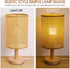 E27 8.07 5.51 5.51 Inch SEWACC Rustic Rattan Woven Light Cover, Desk Lamp Cover, Indoor Lampshade, Lamp Shade, Light