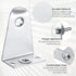 2 Inch Metal Hold Down Brackets and Pins, Blind Brackets for Horizontal Blinds Shades Windows Doors (8)