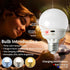 Rechargeable Light Bulbs, Battery Operated Light Bulb with Remote E26 LED Emergency Lightbulbs Warm White CCT with Timer Dimmable for Wall Wireless Sconce, Power Outage, Home, Porch (2 Lightbulbs) by LOCZAR