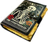 Book of Spells - Leather Bound Witchy Journal, Deckle Edge Paper, Grimoire Printed Diary, Spiral Gothic Notebook,