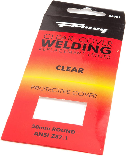 Forney 56901 Lens Replacement Eye Pieces, Round 50MM, Clear