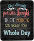 VIVIPOW Inspirational Quote Mouse Pad, Stitched Edge Mouse Pad with One Small Positive