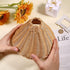 2PCS CHGCRAFT Empire Clip-On Chandelier Lamp Shades Cone Rattan Lamp Shades Replacement Clip on Lamps Shade for Floor