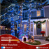 300 12 Dimmable, 75FT LED Blue White Birthday Party Decorations Ocean Party Decor String Lights with Modes Timer
