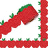 Whaline 65.6Ft Back to School Bulletin Board Border, Glitter Red Apple Die Cut Trim Roll for First Day of School