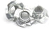 binifiMux M6 x 8mm T Nuts - Zinc Plated 4 Pronged Tee Nut Inserted in Wood Furniture, Pack of 25