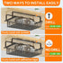 Under Desk Drawer with Slide Out Design, No Drill Metal Cable Management Shelf Tray Basket for Office, Home, Workspace