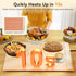 WOVAZUS 3 Settings 10s Electric Warming Tray, Temperature Food Warming Mat, Premium Silicone Nano-Material Warming Mat