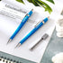 Outus 8 Pieces Mechanical Pencils, Metal Retractable, 0.7 mm for Writing, Drawing, Sketching (Blue)