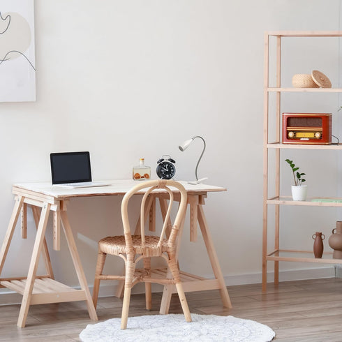 Simple Designs LD2005-WHT Flexible Gooseneck LED Clip Light Desk Lamp, White by Simple Designs