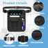 Server Waist Pouch with Adjustable Belt Serving Apron Bag with Four Pockets, One Key Chain and Two Pen Holders