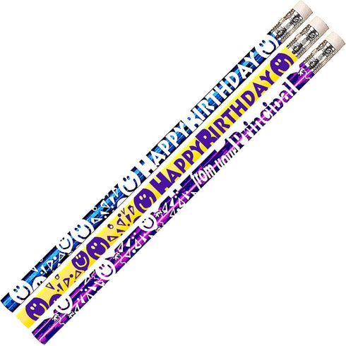 Express Pencils D1444 Happy Birthday From Your Principal - 36 Qty Package