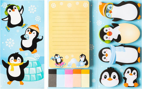 B1ykin Cartoon Theme Sticky Notes Set - Cute Self-Stick Memo Pages for Kids