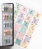 DiverseBee Laminated Planner Monthly Tabs, 24 Peel and Stick Tabs for Notebooks (12 Month Tabs and 12 Blank Tabs) -