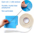ChromaLabel 1.50 Inch Round Stickers - 1000 Envelope Seals per Roll, Non Perforated Clear Labels